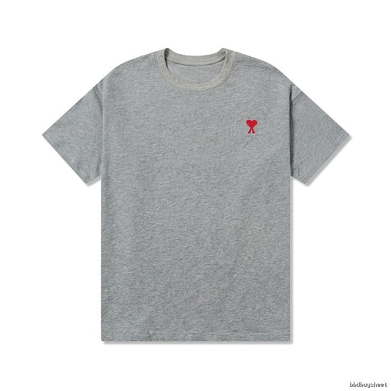 AMI Love Simple Style Grey T-shirt