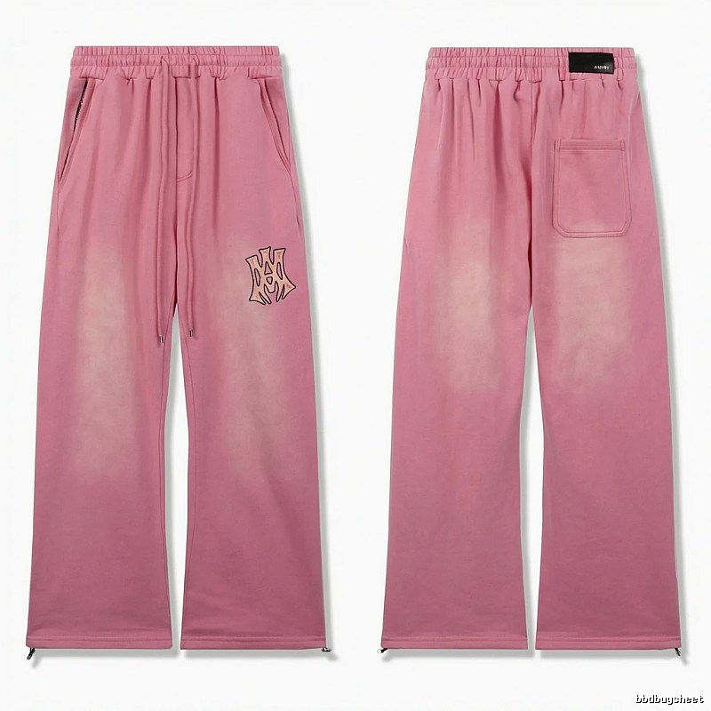 AMIRI casual style pink long trousers