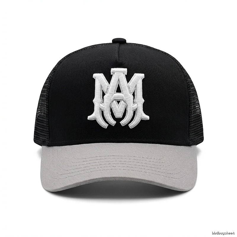 AMIRI Embroidered Trendy and Cool Black Hat