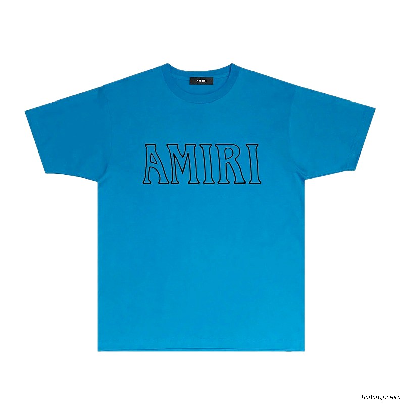 AMIRI minimalist blue T-shirt