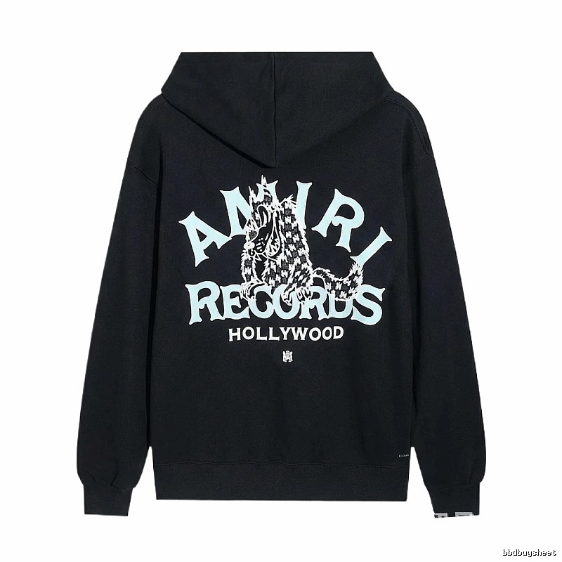 AMIRI Records Black Tide Cool Sweatshirt