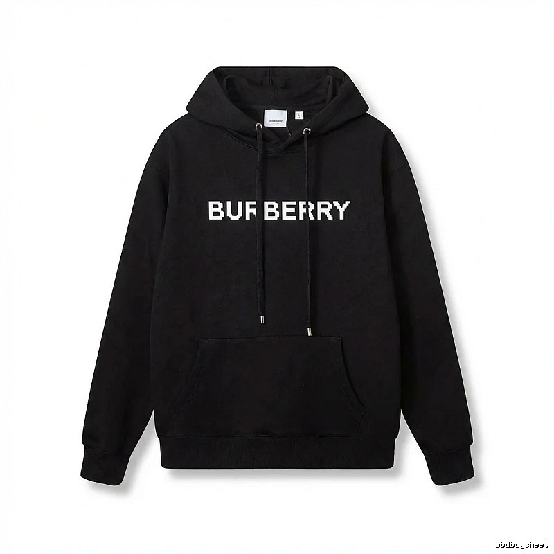 Burberry pixel-style black sweatshirt