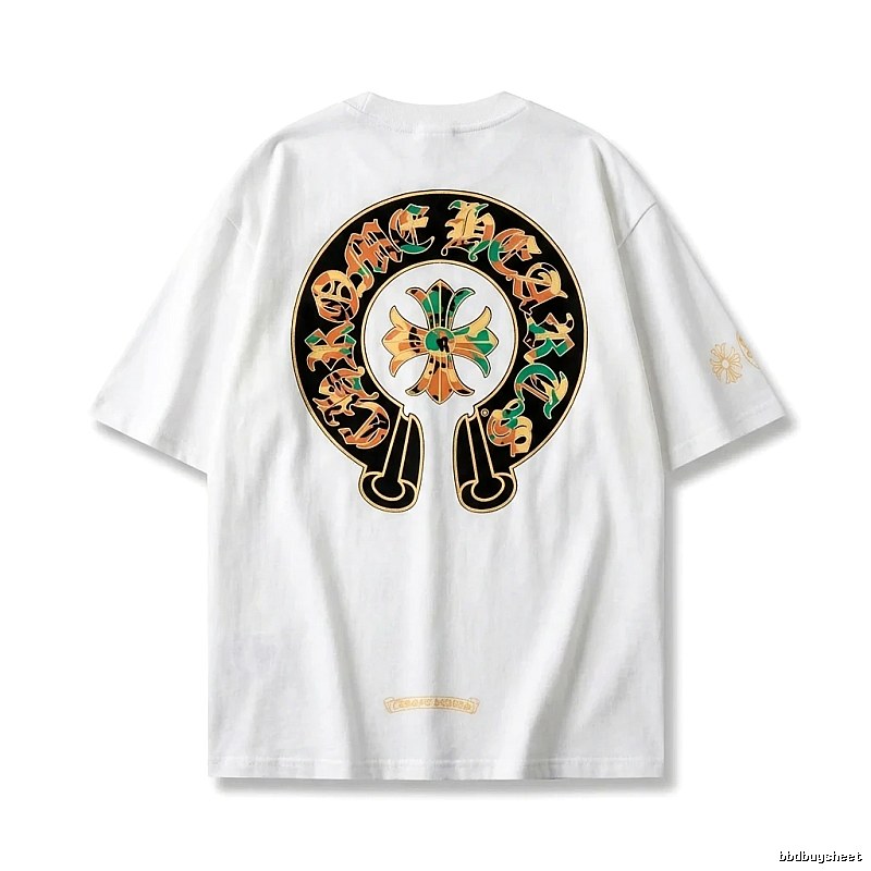 Chrome Hearts Retro Style White T-shirt