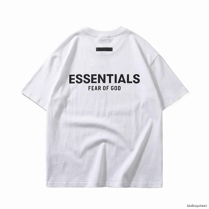 ESSENTIALS minimalist style white T-shirt
