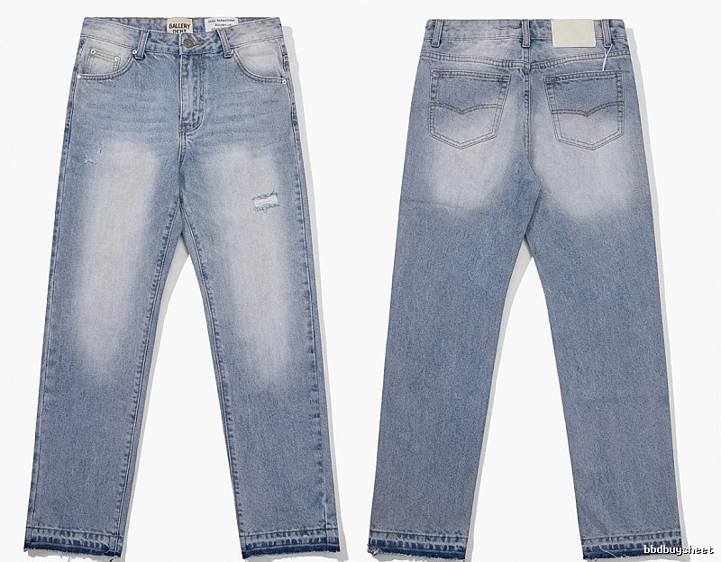 Gallery Dept. distressed light blue jeans