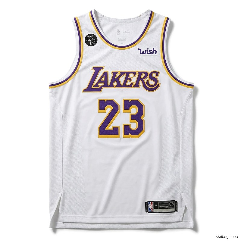 LBJ Lakers retro-style jersey