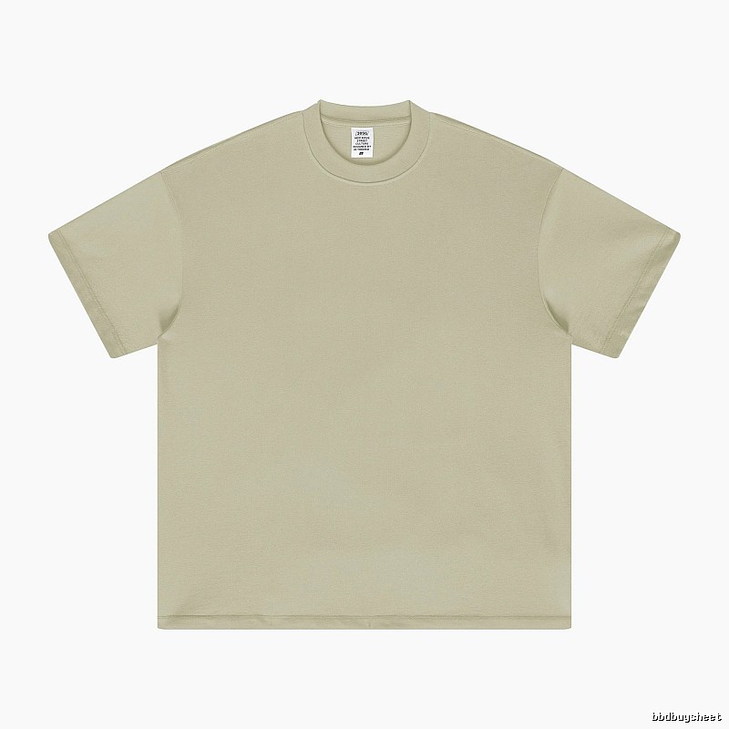 Lightweight Plain white T-shirt Minimal White Short for Trend Styling