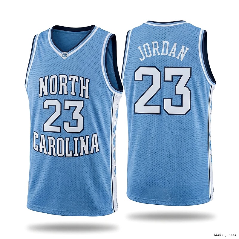 Michael Jordan retro-style blue jersey