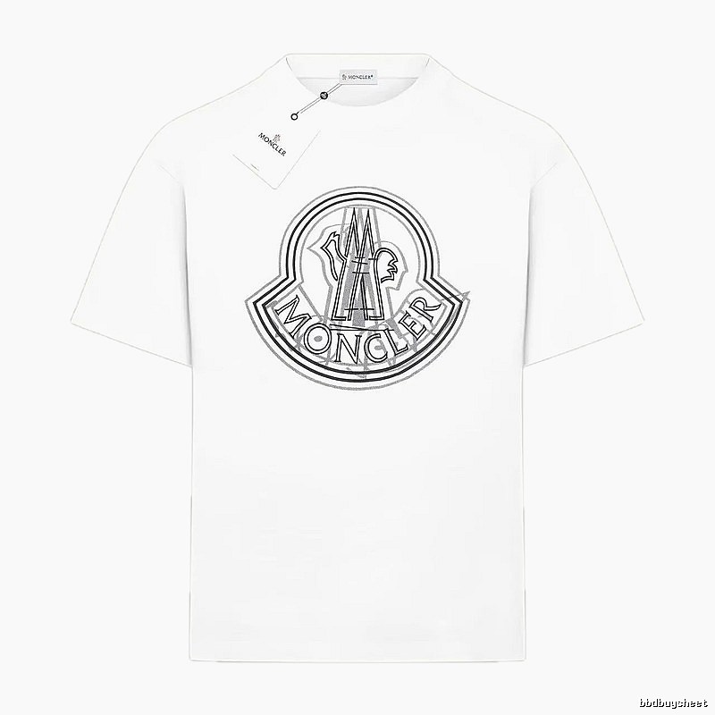 Moncler classic and simple style white T-shirt