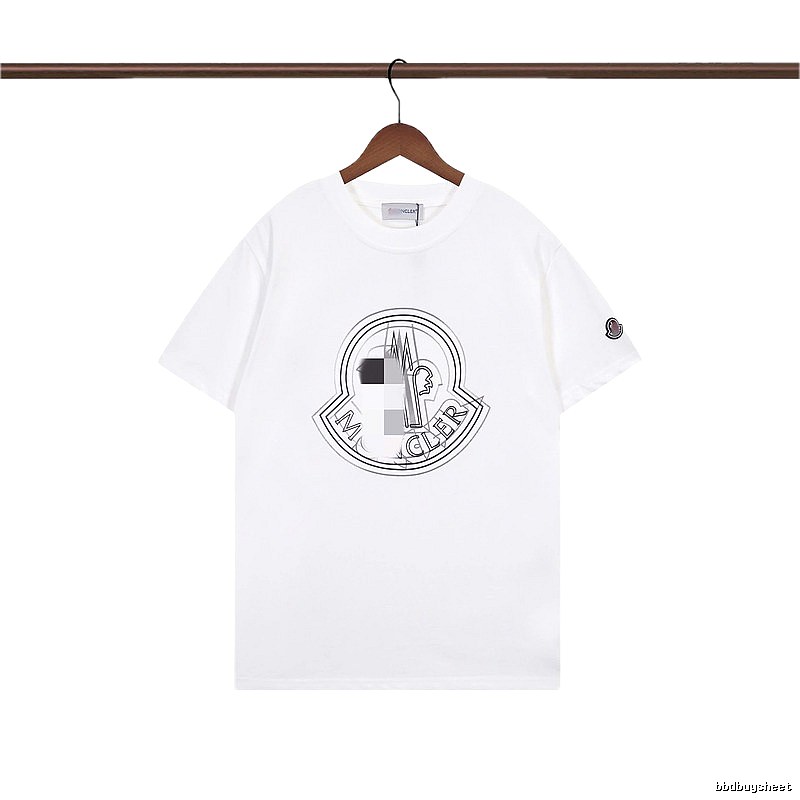 Moncler Logo Collection Trendy Style White T-Shirt