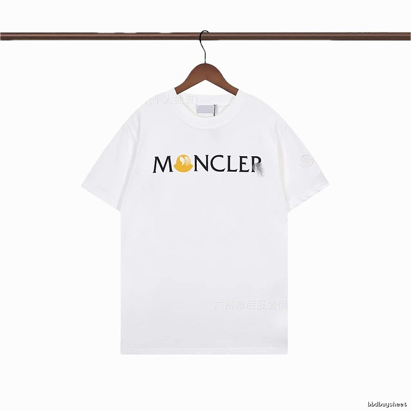 Moncler Printed Casual White Short-sleeve T-shirt