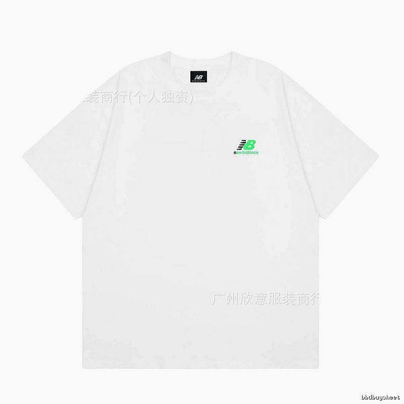 New Balance Casual Series Minimalist Style White T-Shirt