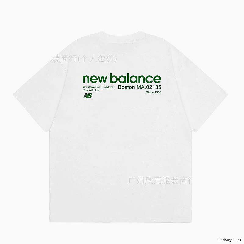 New Balance Vintage Casual Printed White T-Shirt