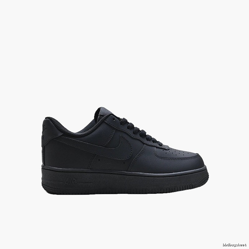 Nike Air Force 1 black trendy sneakers