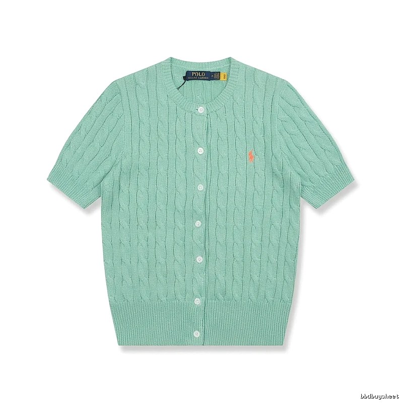 Ralph Lauren Polo light green knitted cardigan