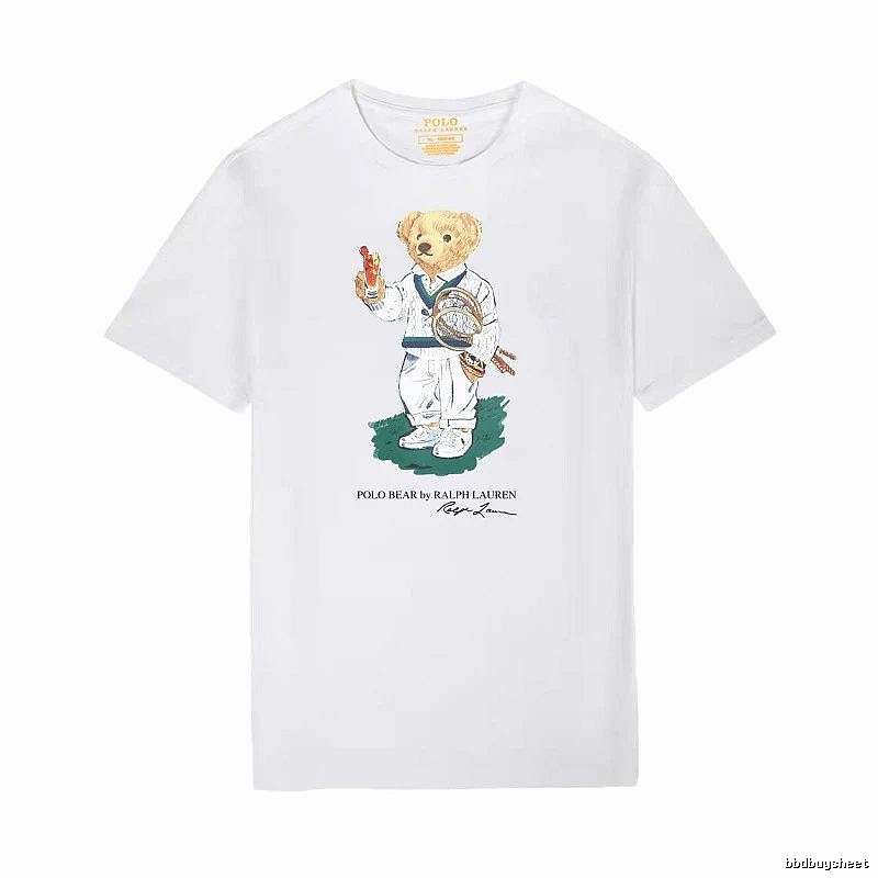 Ralph Lauren Teddy Bear Series White T-shirt