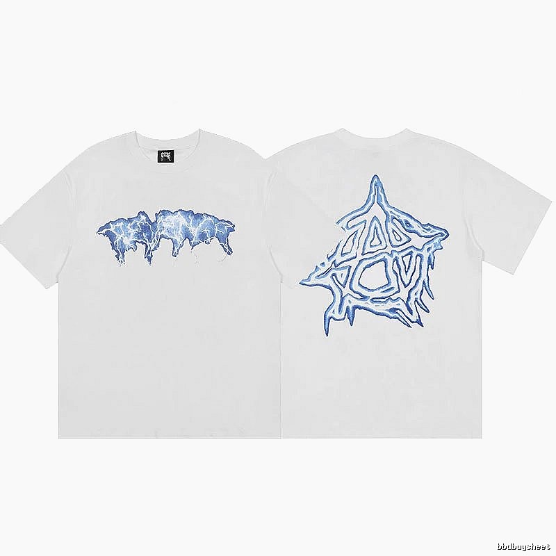 Revenge White Skull Graphic T-Shirt Downtown Style