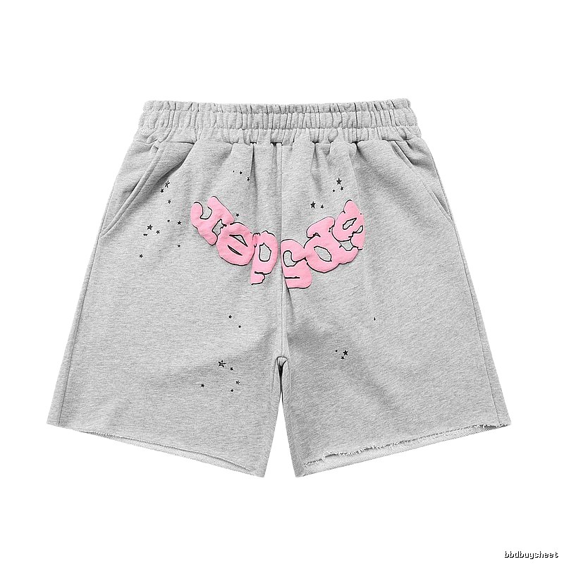 Shorts with Sp5der letter print style