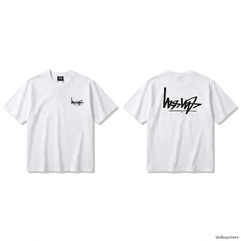 Stussy basic simple white T-shirt