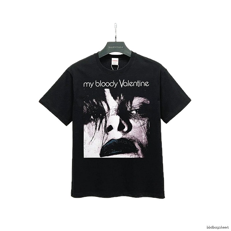 Supreme Collab Portrait Street Style Black T-Shirt