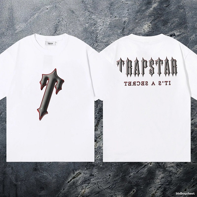 Trapstar Casual Keys graphic T-shirt Black White Key for Comfortable Styling