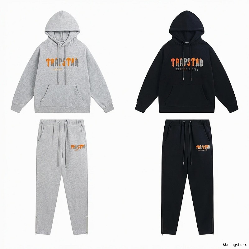 Trapstar Printed Streetwear Set (Grey/Black)