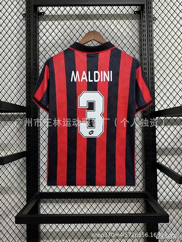 AC Milan Travel Kaka #22 soccer jersey Black Red Striped with Soft Visual Tone