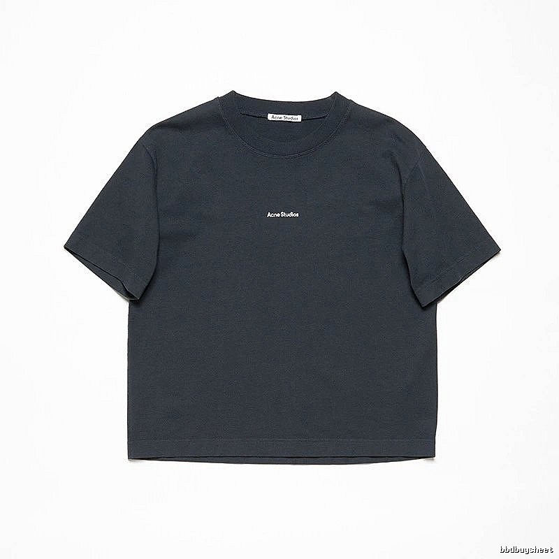 Acne Studios 2090-80 Black Style Ac908042 Stockholm Logo T-Shirt Logo Detail