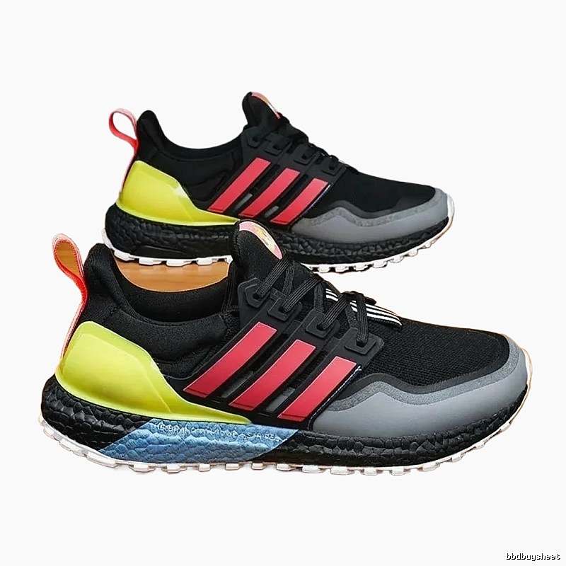 Adidas retro black and grey sports shoes