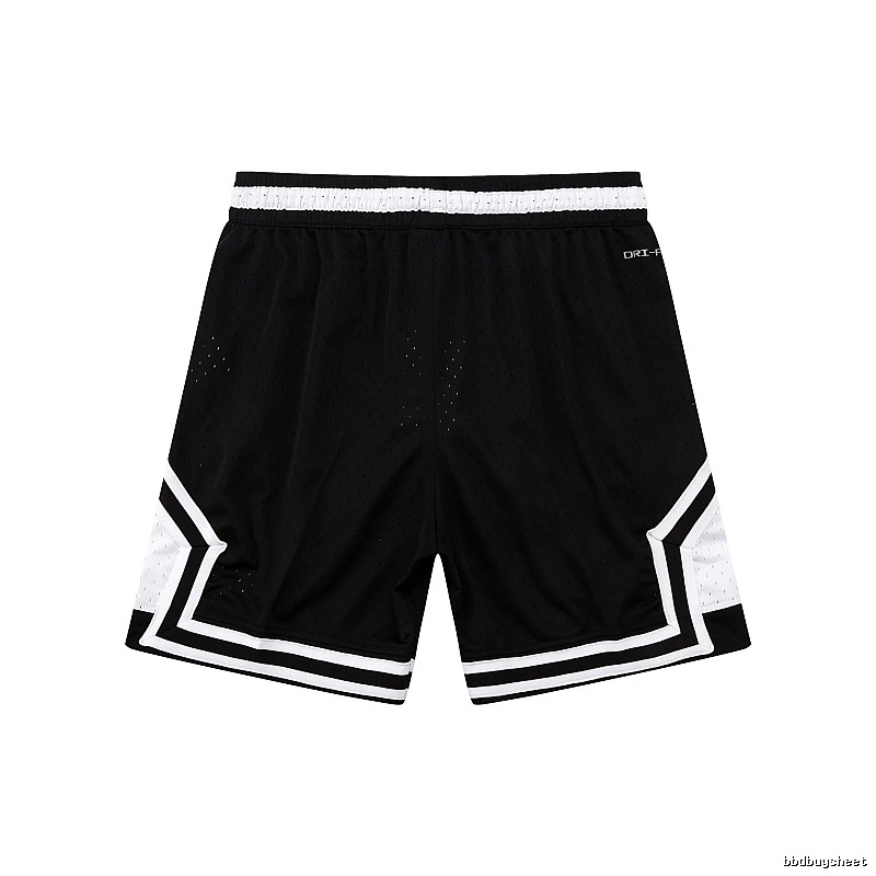 AJ Sporty Black and White Shorts