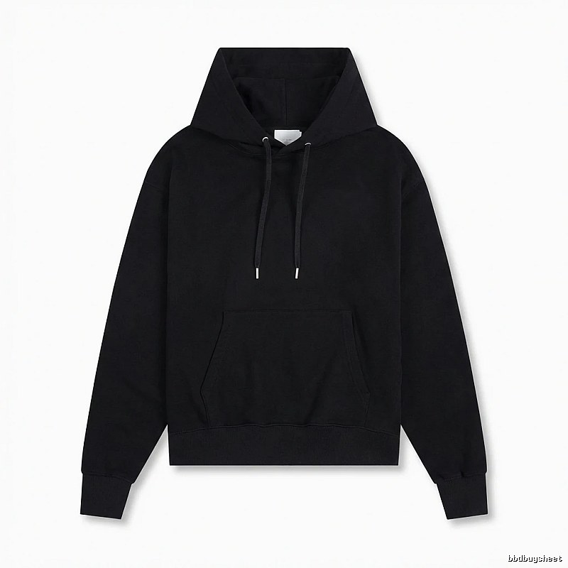 AMI Basic Style Simple Black Hoodie