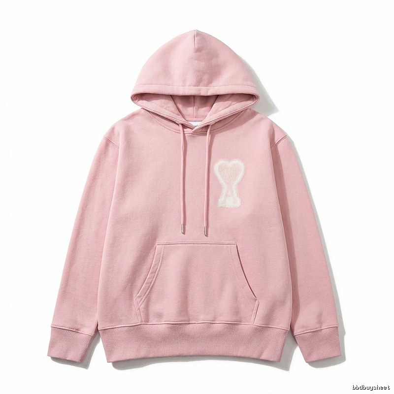 AMI Love Pink Hoodie