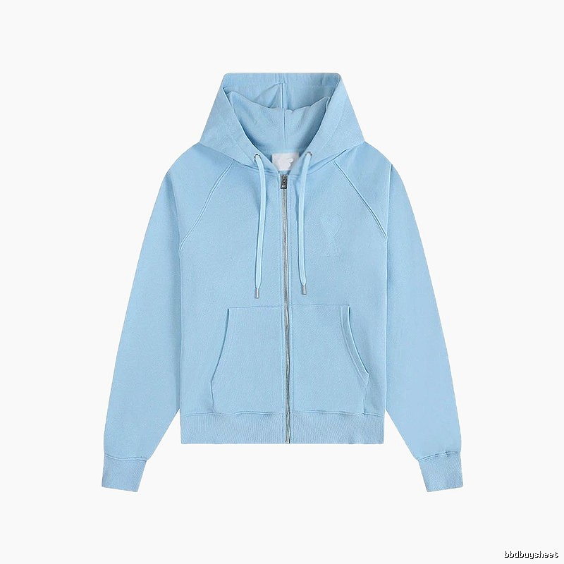 AMI minimalist style light blue sweatshirt