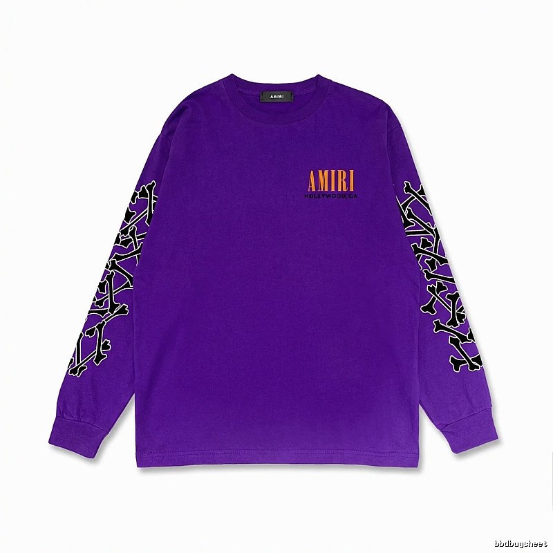AMIRI dark style purple sweatshirt