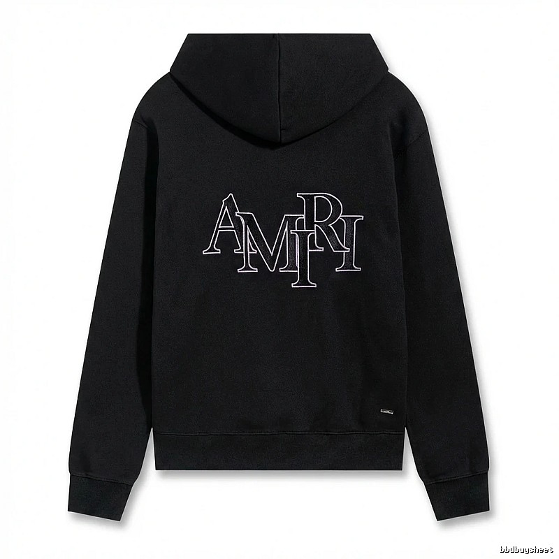 AMIRI letter-style black sweatshirt