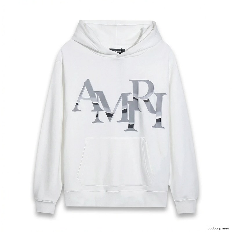 AMIRI Letter Style White Sweatshirt