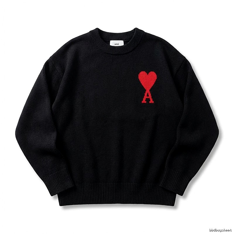 AMIRI Love Trendy Black Sweater