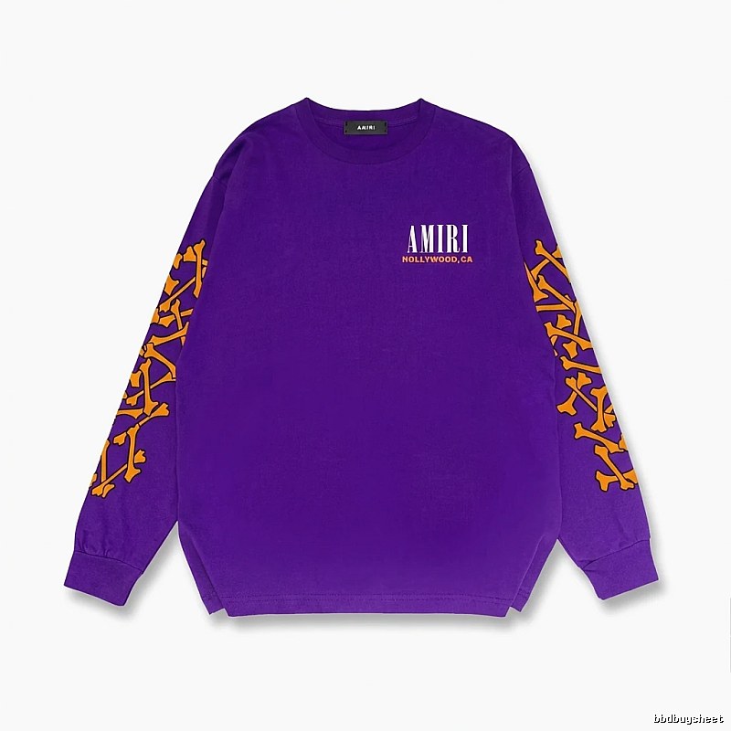 AMIRI purple sweatshirt with skull print