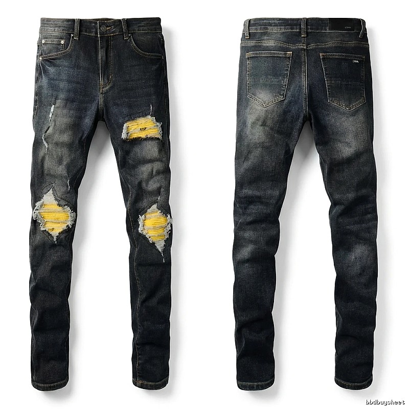 AMIRI Ripped Dark Jeans