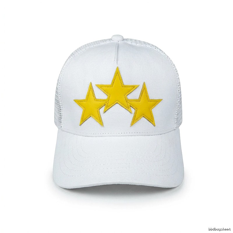AMIRI Starry Trendy Cool Style White Hat