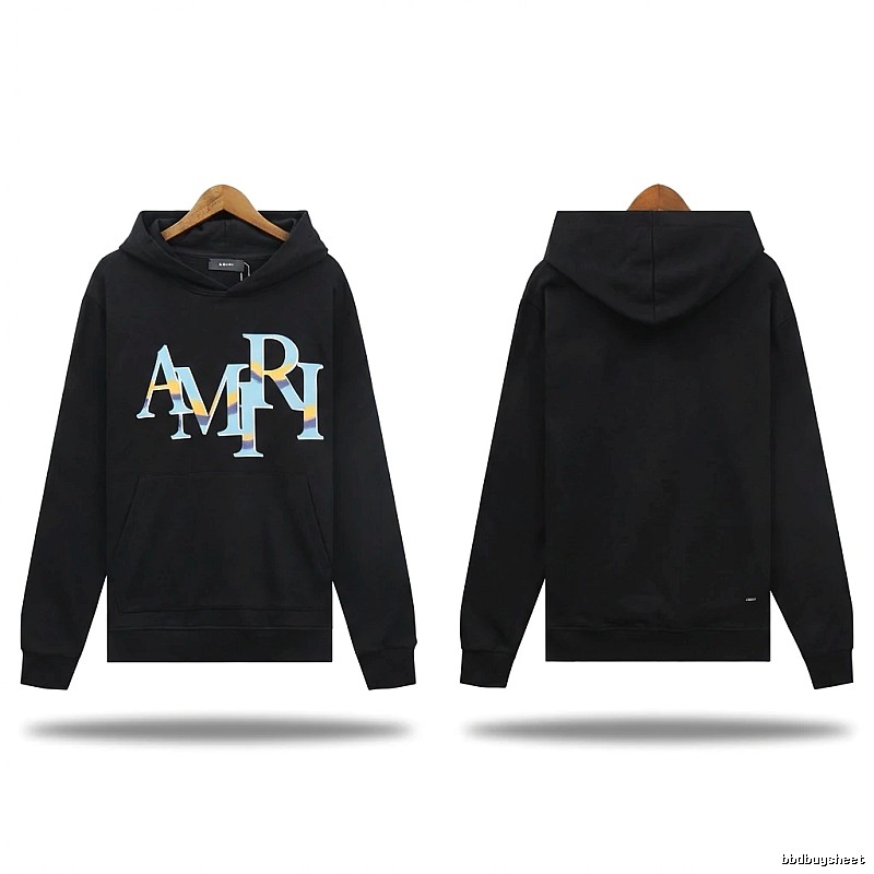 AMIRI Trendy and Cool Style Black Hoodie