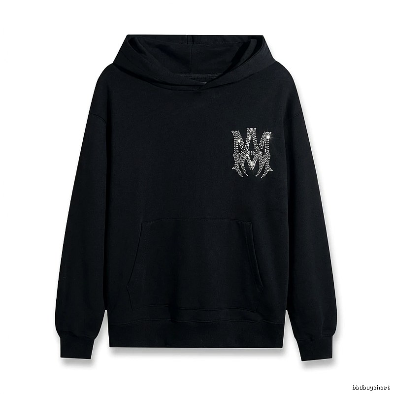AMIRI's trendy and cool black hoodie