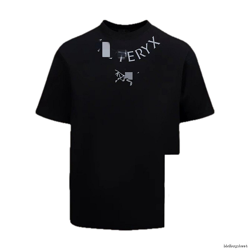 Arc'teryx Printed Functional Style Black Short Sleeve T-shirt