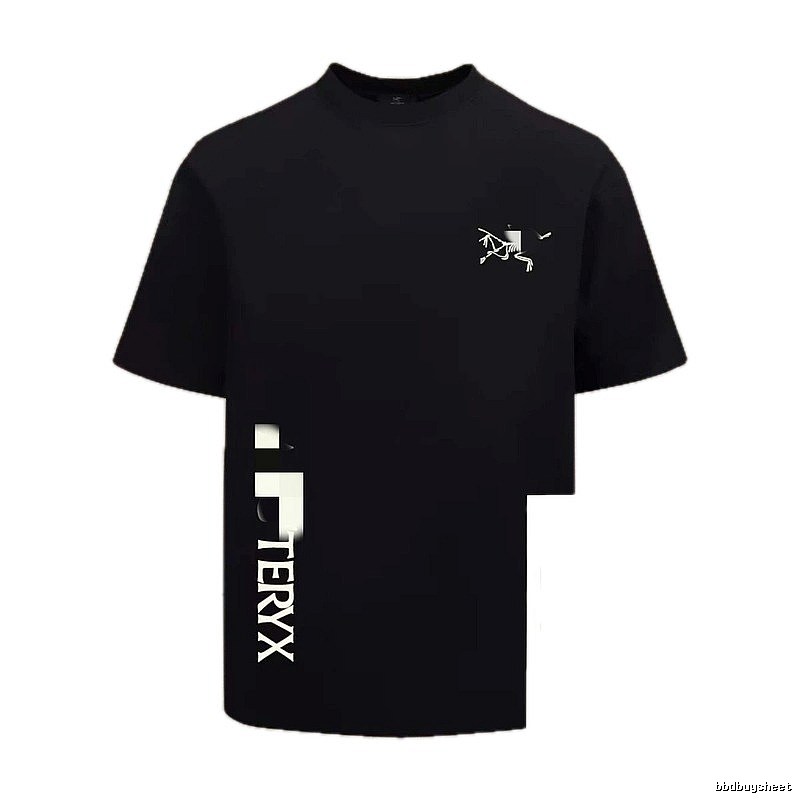 Arc'teryx Printed Technical Style Black Short-sleeved T-Shirt