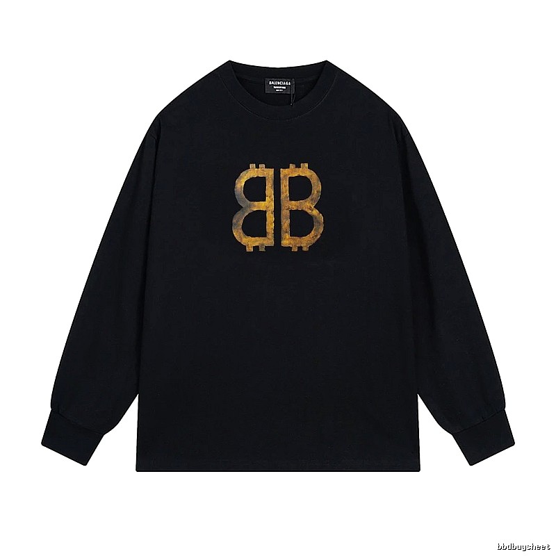 Balenciaga BB Print Black Sweatshirt