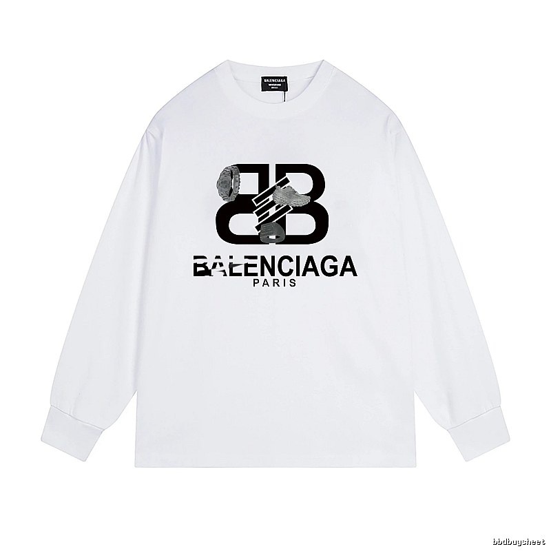 Balenciaga BB Series Simple White T-shirt