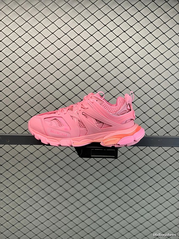 Balenciaga Chunky Runners in Bright Pink with Oversized Sole