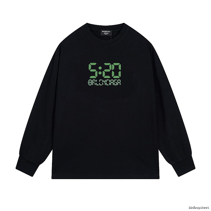 Balenciaga digital style black sweatshirt