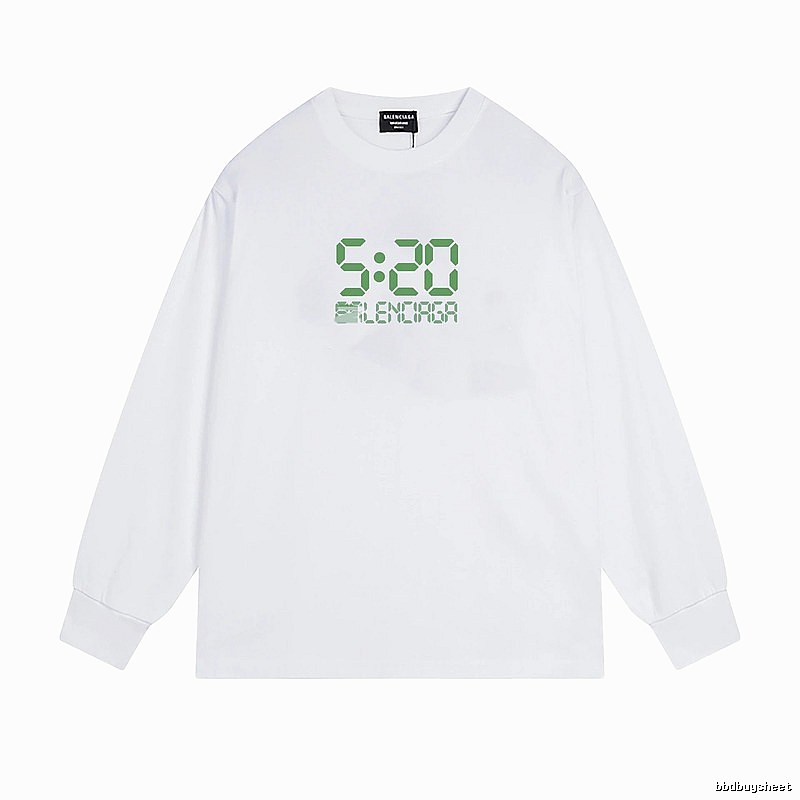 Balenciaga digital-style white T-shirt