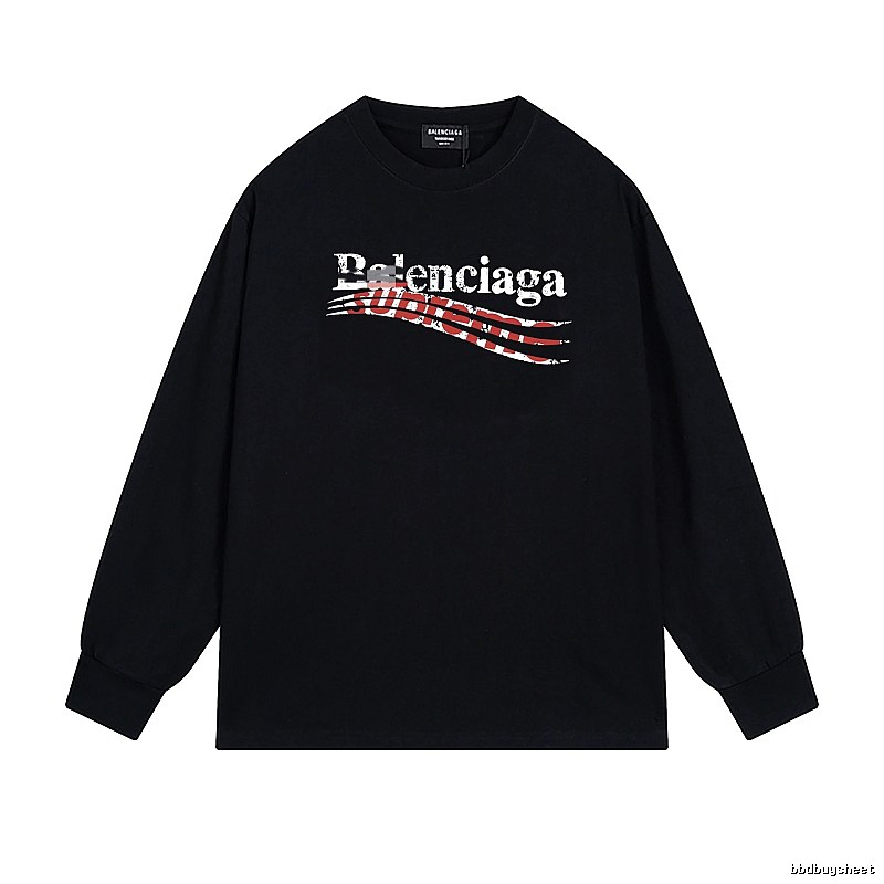 Balenciaga graffiti-style black T-shirt